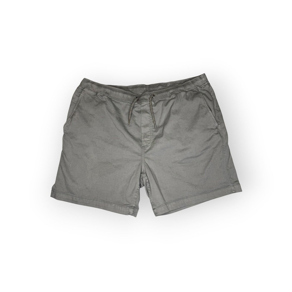 Faherty Brand All Day Shorts Grey Organic Cotton Linen Blend XXL 6in Inseam
